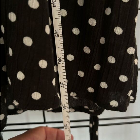 Gray by Grayson Social Plus Size Black and White Polka Dot Dress EUC - Picture 5 of 13